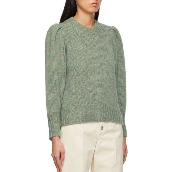 Isabel Marant Green Gray Emma Knit Sweater Size M - Picture 1 of 8